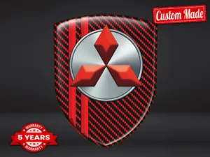 Mitsubishi Pegatinas Silicona Auto Pro Máximo Resistente Diseño 